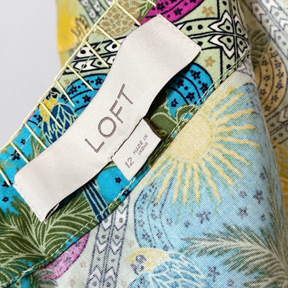 Loft Palm Tree Print Romper - Picture 9 of 10